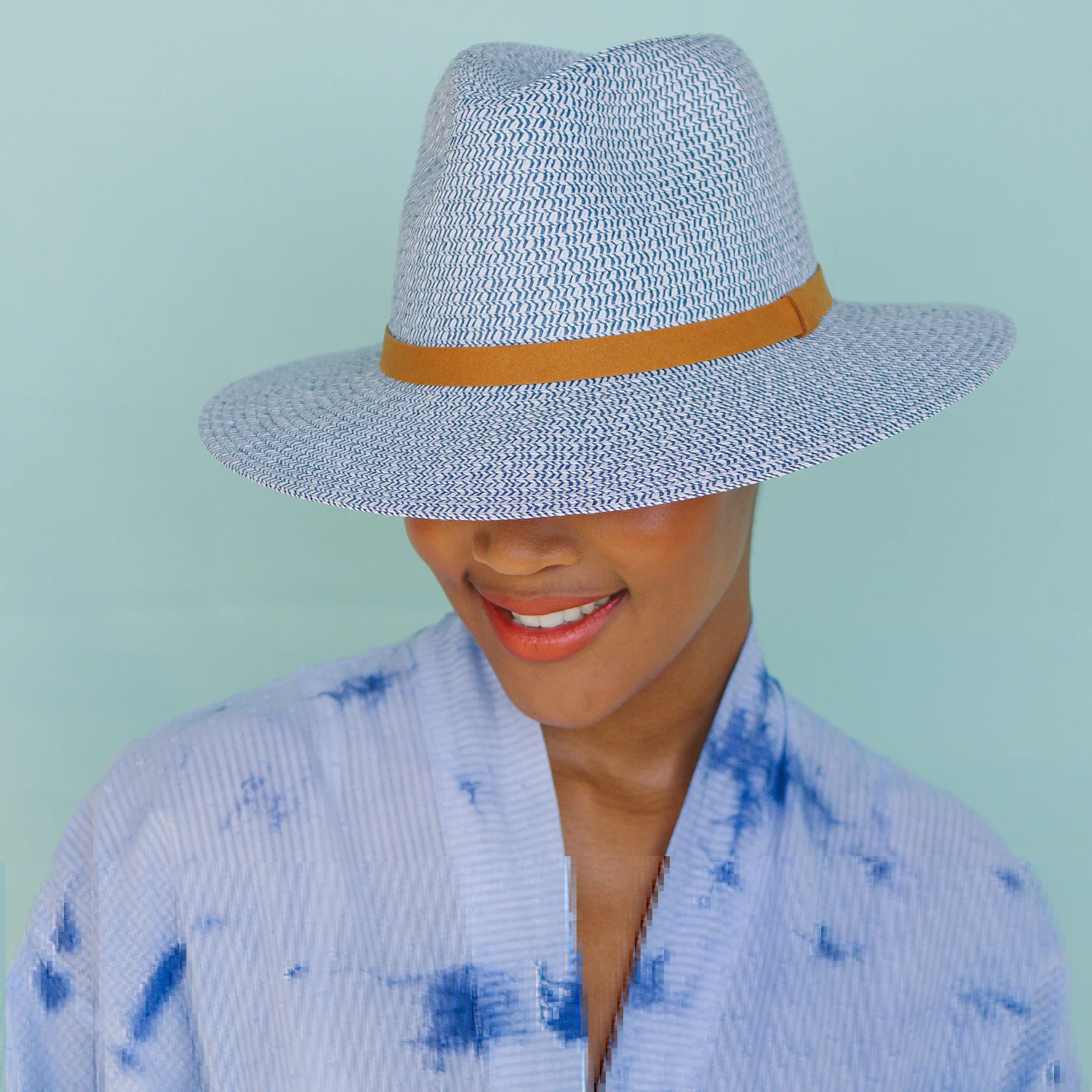 Chapeau anti-uv mixte RAINBOW REEF FEDORA – Image 2