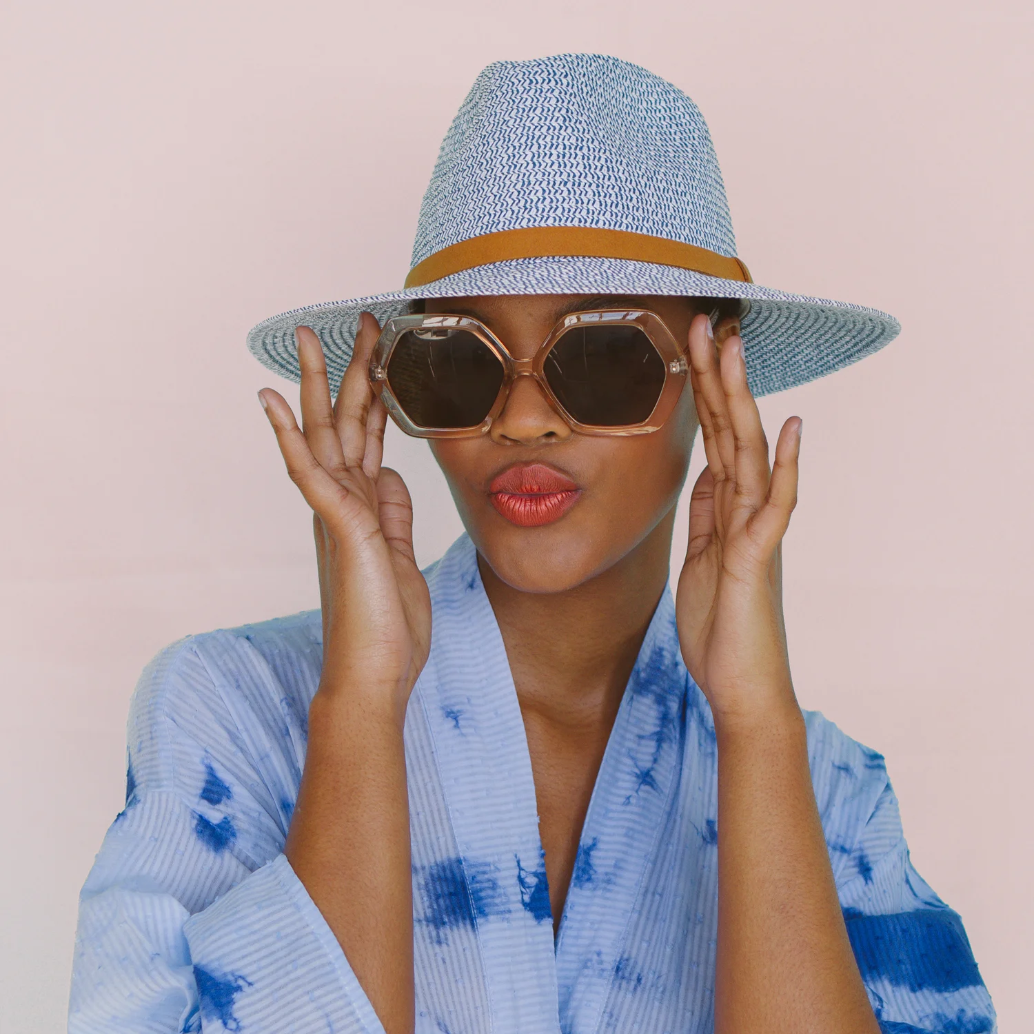 Chapeau anti-uv mixte RAINBOW REEF FEDORA – Image 3