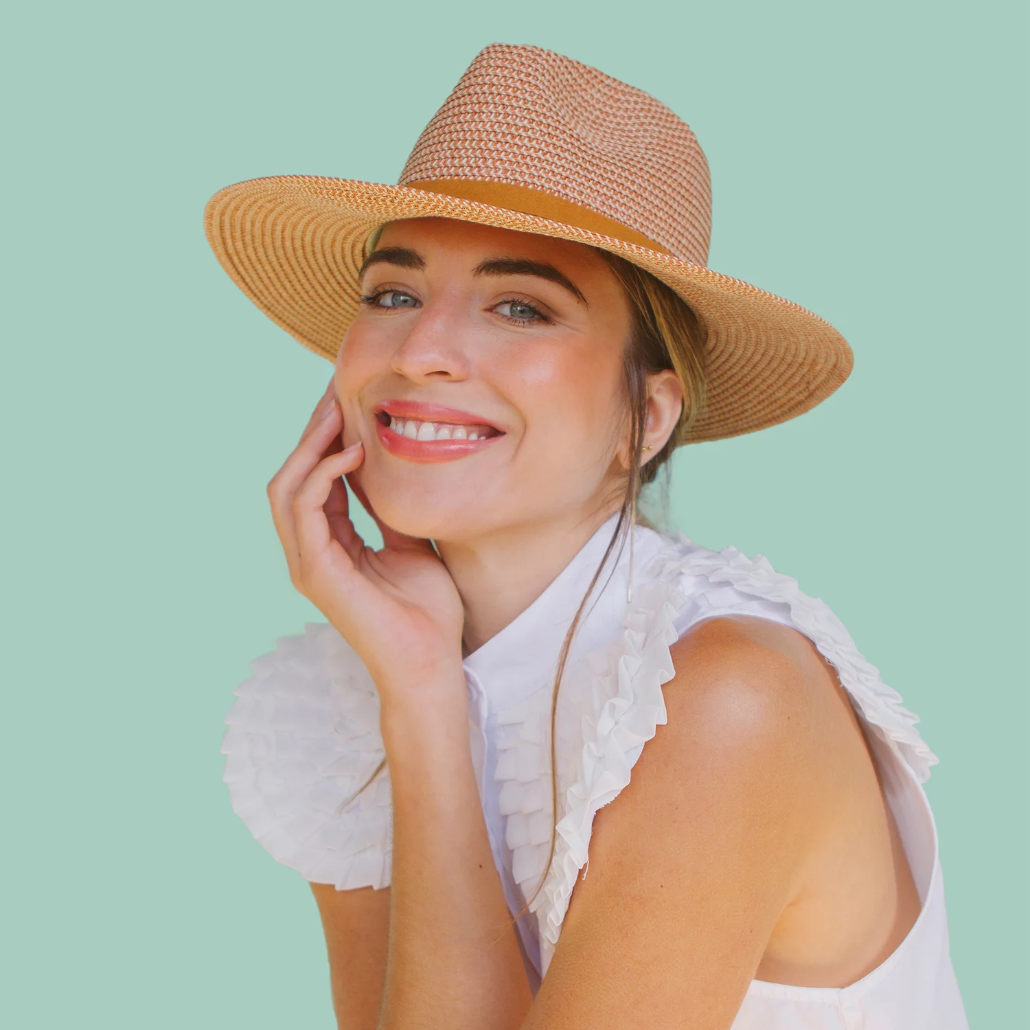 Chapeau anti-uv mixte RAINBOW REEF FEDORA – Image 4