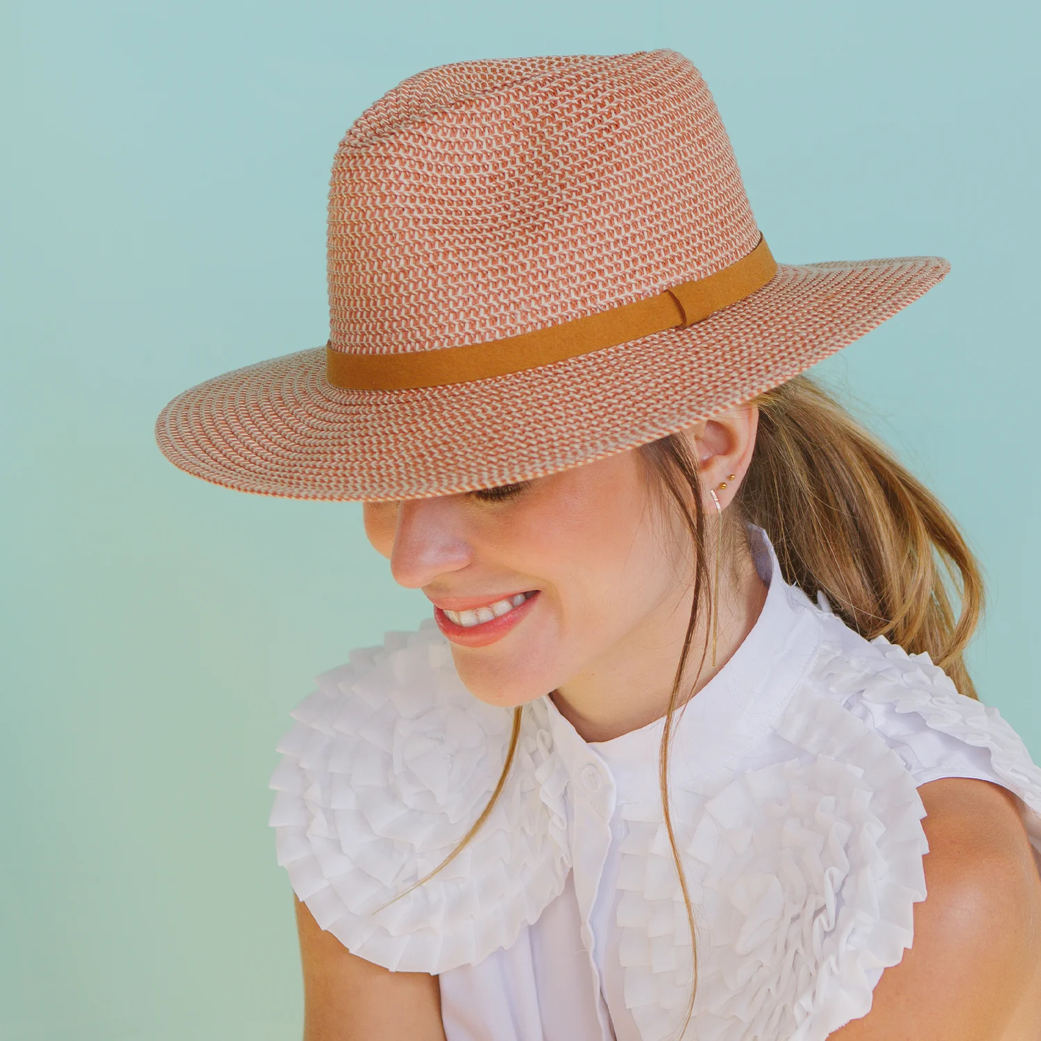 Chapeau anti-uv mixte RAINBOW REEF FEDORA – Image 5