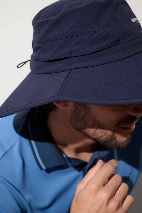 Chapeau Homme Lin Respirant - Circonférence 56-58 Cm - Trous D'aération Cuivre - Pliable - Pour Plein Air (pêche, Randonnée)